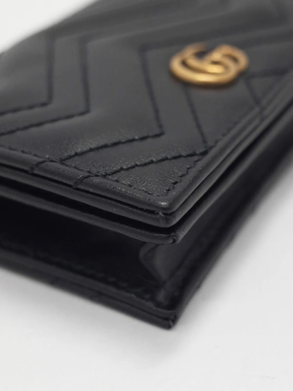 Gucci Short Marmont Wallet Card fold Coin GG Bi Billfold - Picture 4 of 5